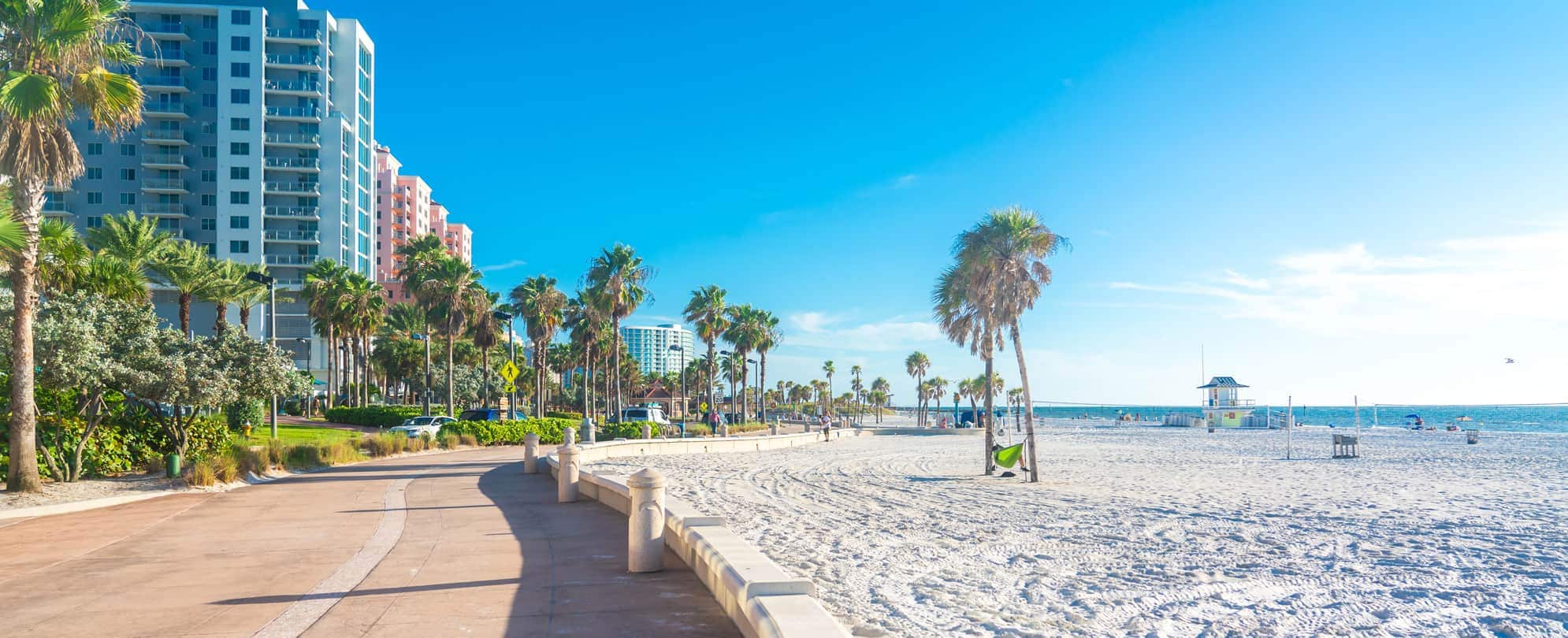 South Beach Boardwalk in Miami, Florida 