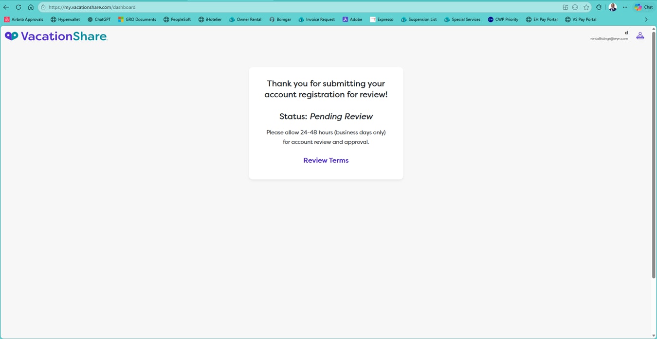 awaiting verification screen