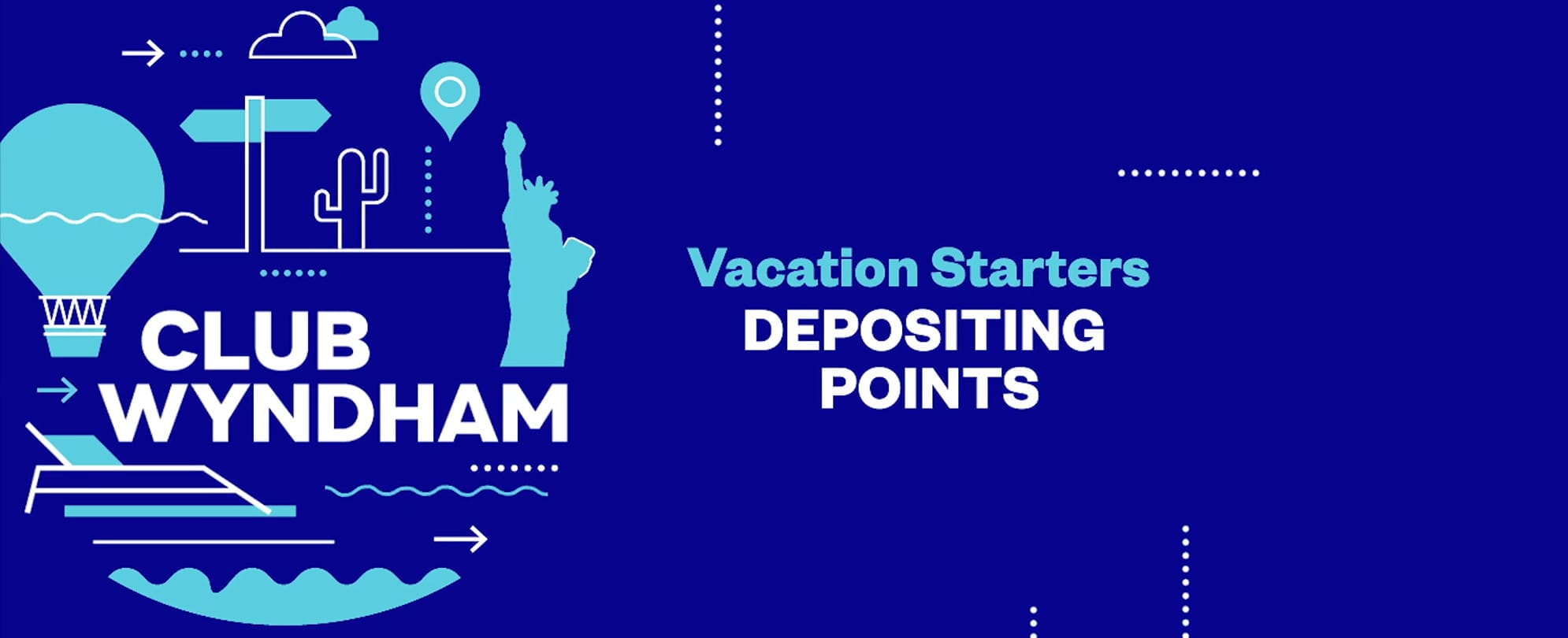 Depositing Points overview from the Club Wyndham Vacation Starters video series