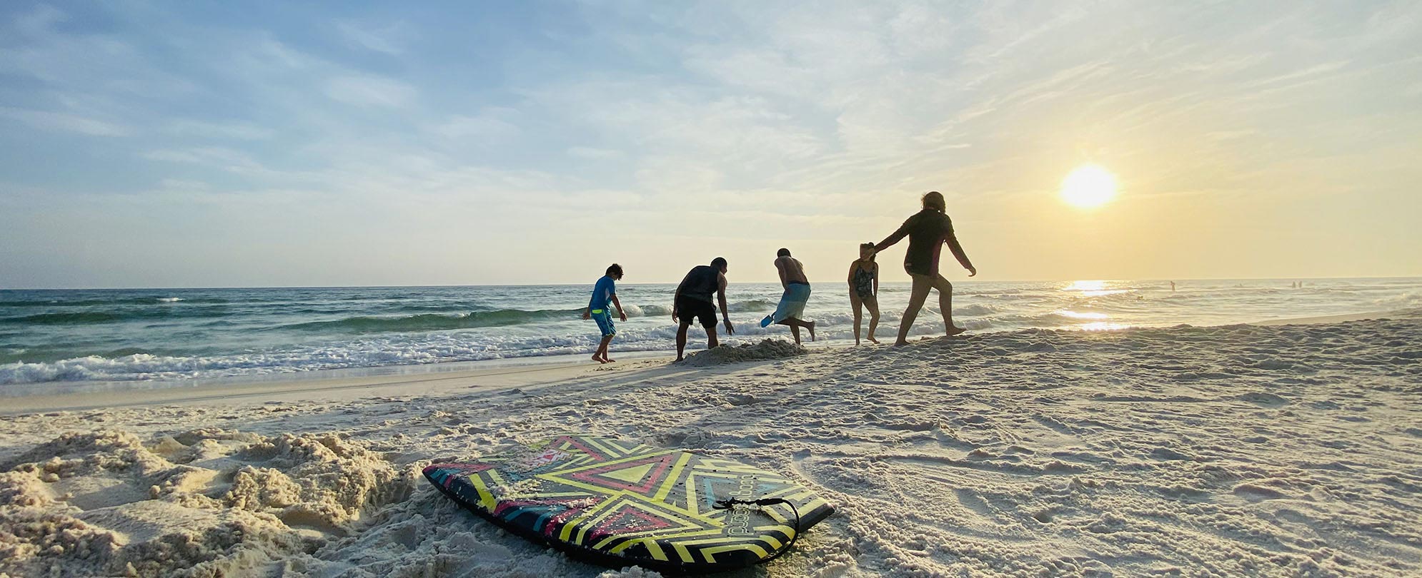 A family plays on the beach while on vacation in Panama City Beach, Florida, photo contest submission by Club Wyndham owner JJ Caminar