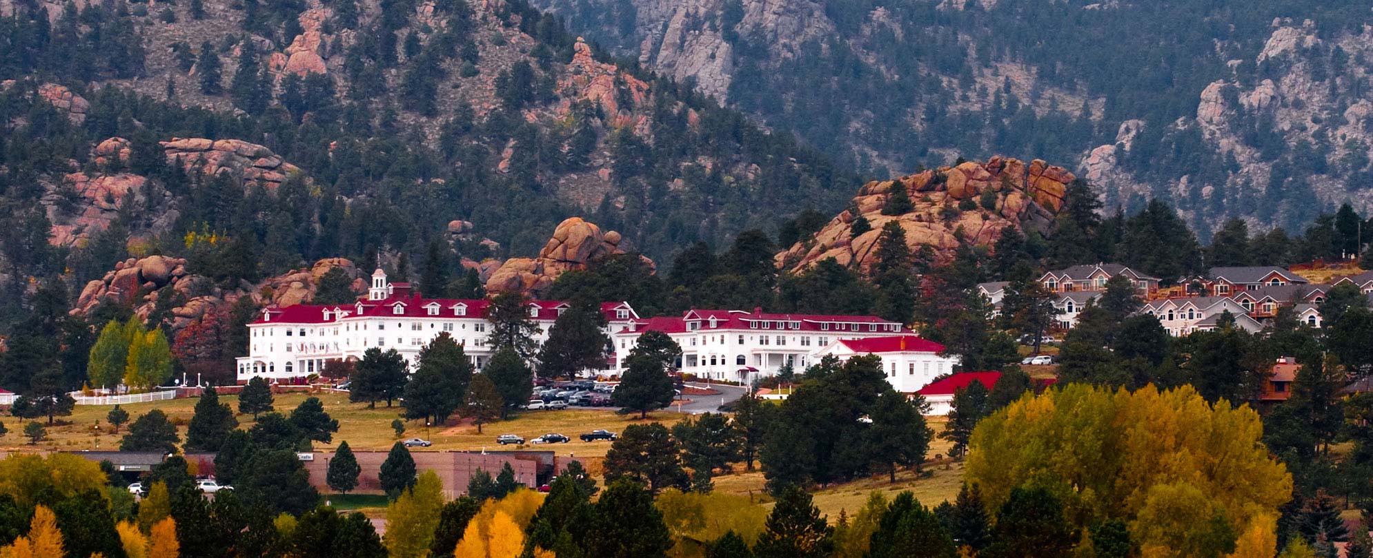 The haunted Stanley Hotel in Estes Park, Colorado, which inspired The Shining by Stephen King