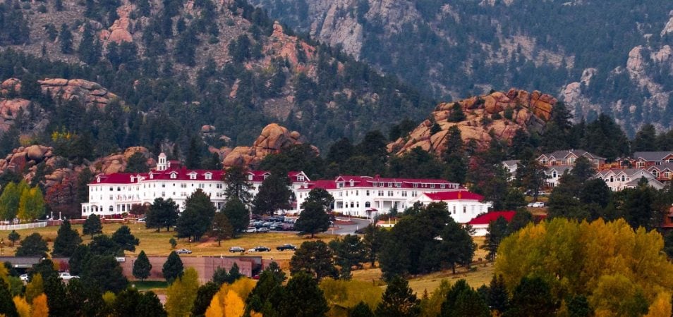 The haunted Stanley Hotel in Estes Park, Colorado, which inspired The Shining by Stephen King