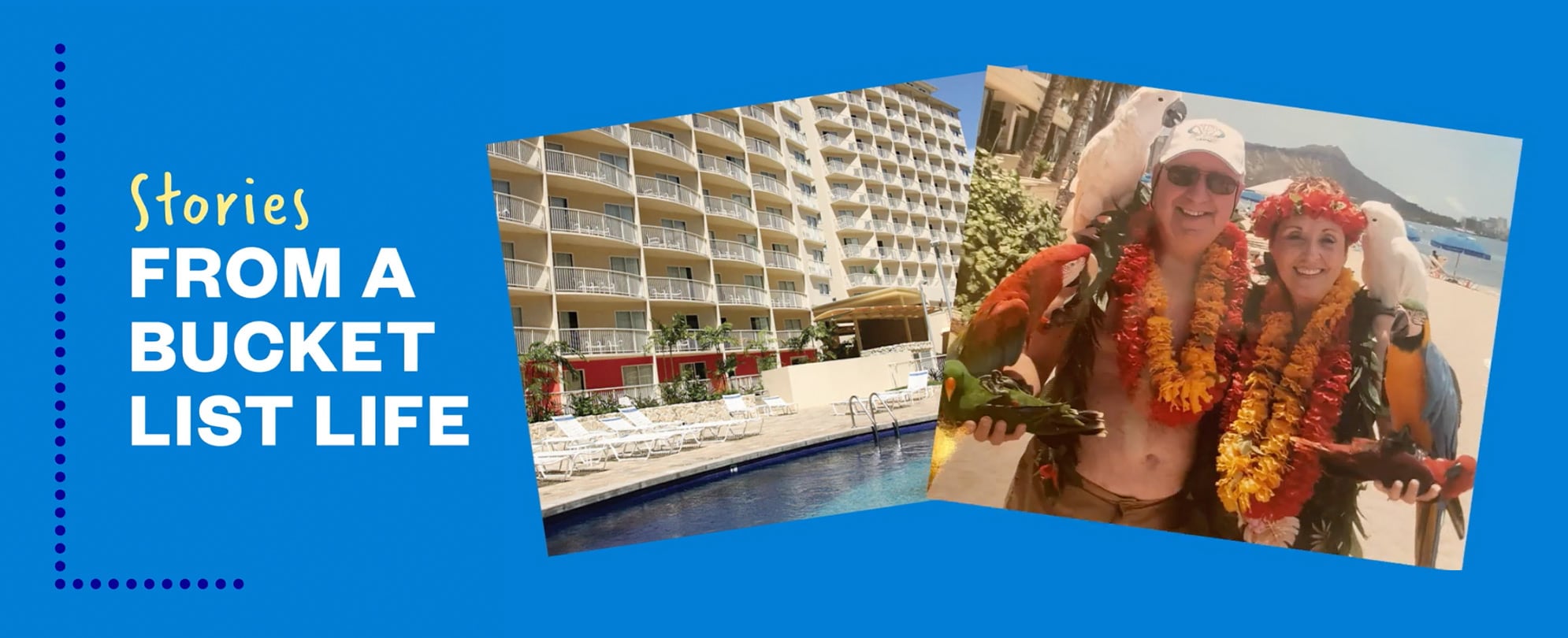 Club Wyndham timeshare owners in the Stories From A Bucket List Life video series