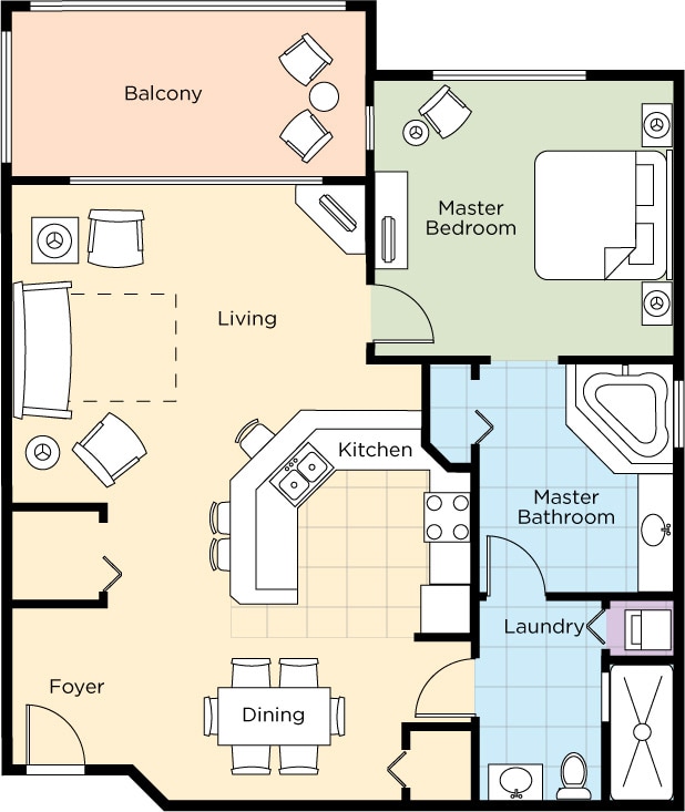 Wyndham Bonnet Creek Floor Plan - floorplans.click